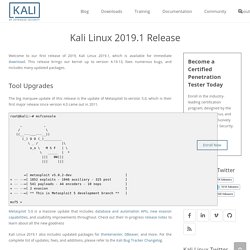 Linux 2019.1 Release