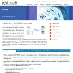 DLMS COSEM ANSI C Source Code Library, DLMS Enable Your Meters Quickly with the Leader in DLMS COSEM Libraries with Certified Stack