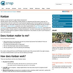 Lean/Kanban - Crisp AB