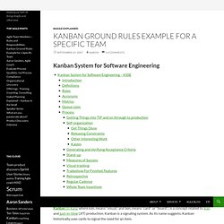 Constant Change» Blog Archive » Kanban Ground Rules Example for a Specific Team