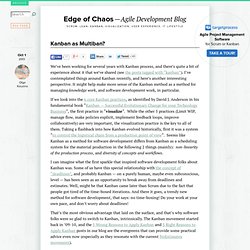 Kanban as Multiban?