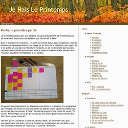 Kanban - première partie - JHLP