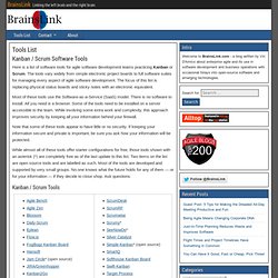 Kanban / Scrum Software Tools