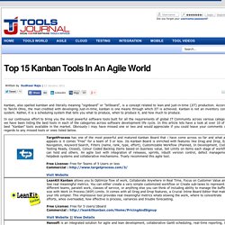 Tools Journal - Top 15 Kanban Tools In An Agile World