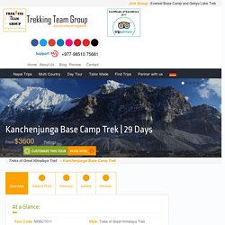 Kanchenjunga Base Camp Trek