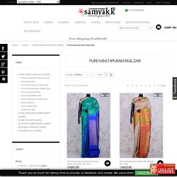 Buy Pure Kanchipuram Real Zari Sarees Online from India, US, UK