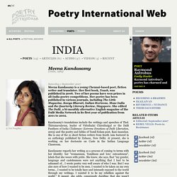 Meena Kandasamy (poet) - India - Poetry International