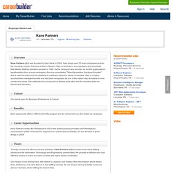 Kane Partners jobs at Careerbuilder.com