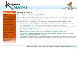 Kangaroo Maths - Kenny's Pouch