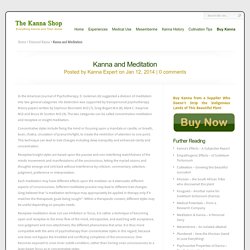 Kanna and Meditation