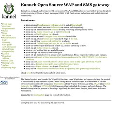 Open Source WAP and SMS Gateway