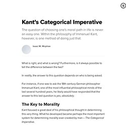 Kant's Categorical Imperative