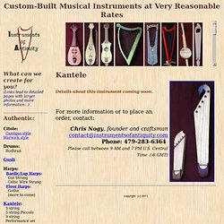 Kantele - Instruments of Antiquity