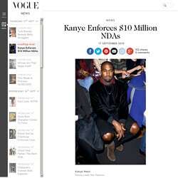 Kanye West Model Contract Yeezy New York Fashion Week