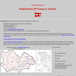 Kapfenberg DP camp Austria