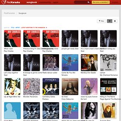 Karaoke songs search by genre, decade, name... Red Karaoke