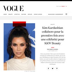 KKW Beauty : Kim Kardashian collabore pour la première fois avec une célébrité
