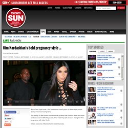 Kim Kardashian's bold pregnancy style