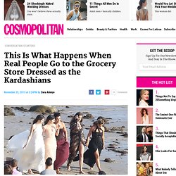 Real People Dressed Like Kardashians - Kardashian Beach Gown Inspo