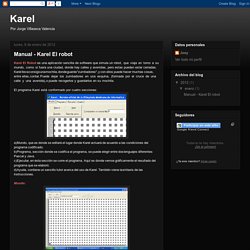 Karel: Manual - Karel El robot