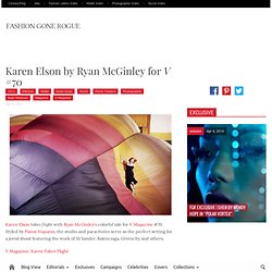 Karen Elson by Ryan McGinley for V #70