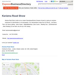 Karizma Road Show