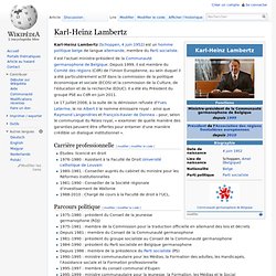 Karl-Heinz Lambertz