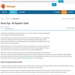 Karma Yoga- The Beginner's Guide