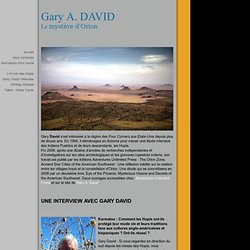 Gary A. David interview