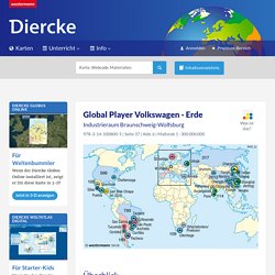 Diercke Weltatlas - Kartenansicht - - Global Player Volkswagen - 978-3-14-100800-5 - 37 - 6 - 3