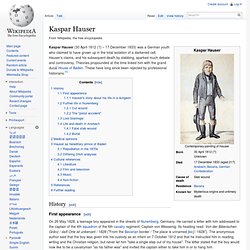 Kaspar Hauser