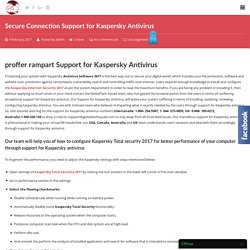 Kaspersky Antivirus Support Toll Free No.1-800-294-5907