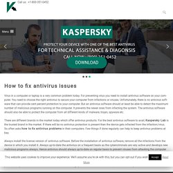 Kaspersky Total Security - How to fix antivirus issues