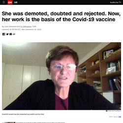 Katalin Kariko's work in mRNA is the basis of the Covid-19 vaccine