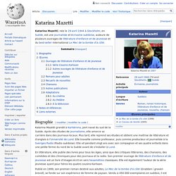 Katarina Mazetti