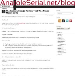 The Katawa Shoujo Review That Was Never Meant to Be » AnatoleSerial.net