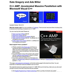 Kate Gregory and Ade Miller - C++ AMP book