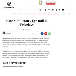 Kate Middleton Eye Roll - New York Visit