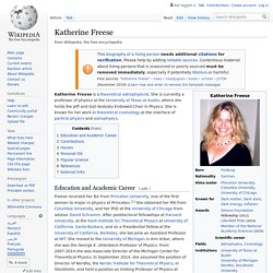 Katherine Freese