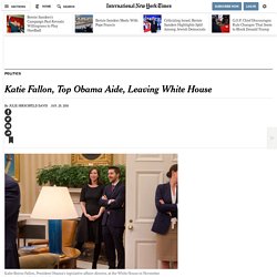 Katie Fallon, Top Obama Aide, Leaving White House