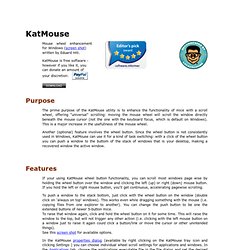 KatMouse - mouse wheel utility for Windows