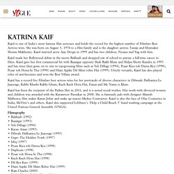 Katrina Kaif - News, Videos & Katrina Kaif Photos - Vogue India