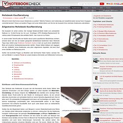 Notebook Kaufberatung - Notebookcheck.com