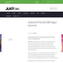 Exotische Früchte CBD Vegan Gummis