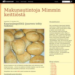 Kaurasämpylöitä (juureen tehty taikina) - Makunautintoja Mimmin keittiöstä - Vuodatus.net