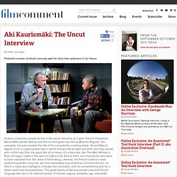 Aki Kaurismäki: The Uncut Interview