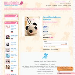 Kawaii Panda/Bunny Earmuffs - MinkyShop