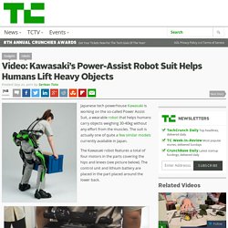 Video: Kawasaki’s Power-Assist Robot Suit Helps Humans Lift Heavy Objects