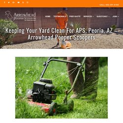 Keeping Your Yard Clean For APS, Peoria, AZ - Arrowhead Pooper Scoopers -