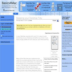 Basics4Mac - GTD Makeover for Your Desktop